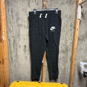 Nike Just Do It Gray Joggers Set Women’s Size M Drawstring